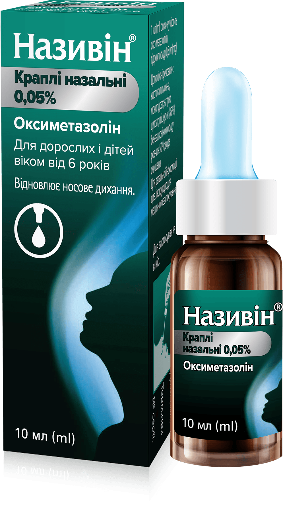 НАЗИВІН® краплі назальні 0,05%